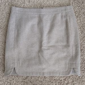 J. Crew Factory Shirttail Mini Skirt